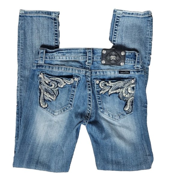 MISS ME SKINNY FIT LOW RISE JEANS (28W/32L) - Picture 8 of 14